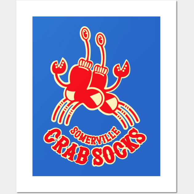 Crab Socks Wall Art by Bearded Tales Of Woe